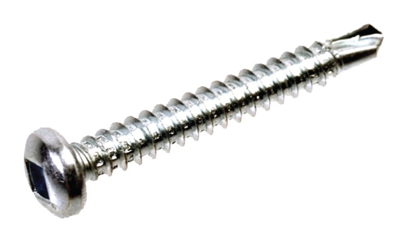 Afbeeldingen van QZ Zelfborende schroeven panhead binnenvierkant DIN7504M 4.2x25 SQ-2 staal gehard verzinkt