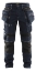 Afbeeldingen van Werkbroek Denim Stretch X1900 marineblauw/zwart