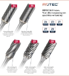 Afbeeldingen van HM-Stiftfrees, model G, Z1 / ALU-vertand / ø9,6x19x64xø6
