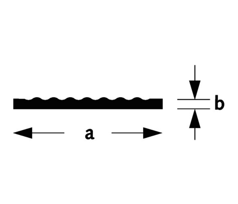 Afbeeldingen van Slijtstrip s40 alu brute 40x3mm 1m