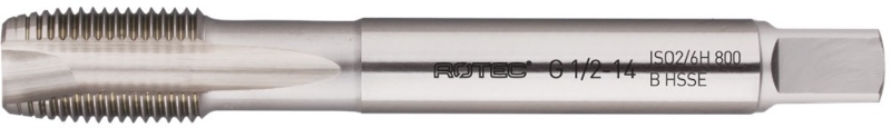 Afbeeldingen van HSS-E Machinetap '800', doorlopend, DIN 5156 BSP(G), type B, 1/2"-14