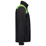 Afbeeldingen van SOFTSHELL BICOLOR NADEN BLACKLIME L