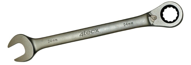 Afbeeldingen van 4Tecx Ring-steek ratelsleutel 19mm