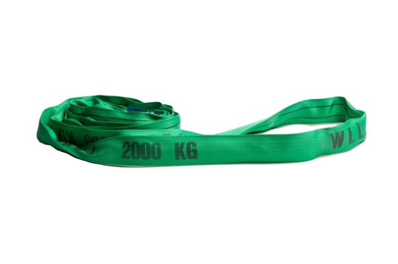 Afbeeldingen van 4Tecx Rondstrop 2m WL/4m omtrek 2000kg groen