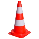 Afbeeldingen van Konvox Kegel 50 cm oranje wit