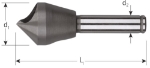 Afbeeldingen van HSS-E Verzinkfrees 90°, met schuin gat, ø28 (ø15 - ø20)