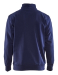 Afbeeldingen van Blåkläder/Sweatshirt bi-colour met halve rits/3353/Marineblauw/Korenblauw/M