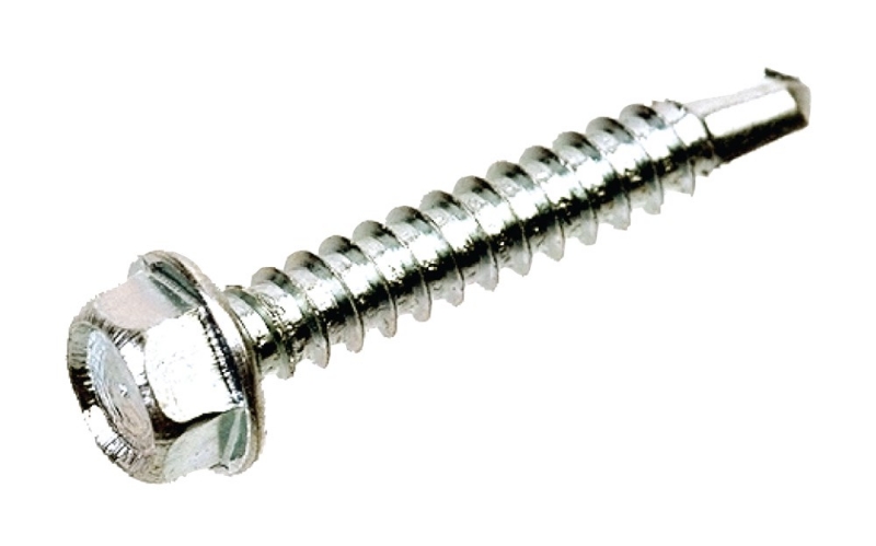 Afbeeldingen van QZ Zelfborende schroeven zeskant DIN7504K USA 4.2x32 SW-1/4 staal gehard verzinkt