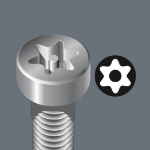 Afbeeldingen van Wera 867/1 Z TORX® BO Bits met Boring, TX 10 