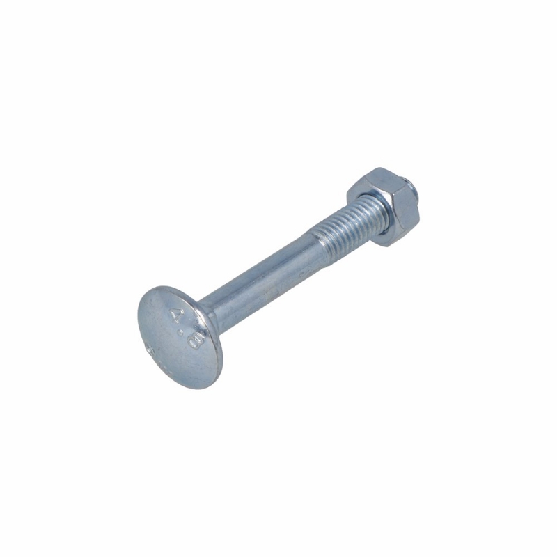 Afbeeldingen van Slotbout 4.6 verzinkt met moer M8x50