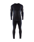 Afbeeldingen van Blåkläder/Technische Onderkledingset LIGHT/6810/Zwart/Korenblauw/XXXL