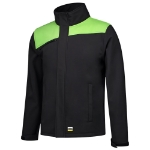 Afbeeldingen van SOFTSHELL BICOLOR NADEN BLACKLIME L