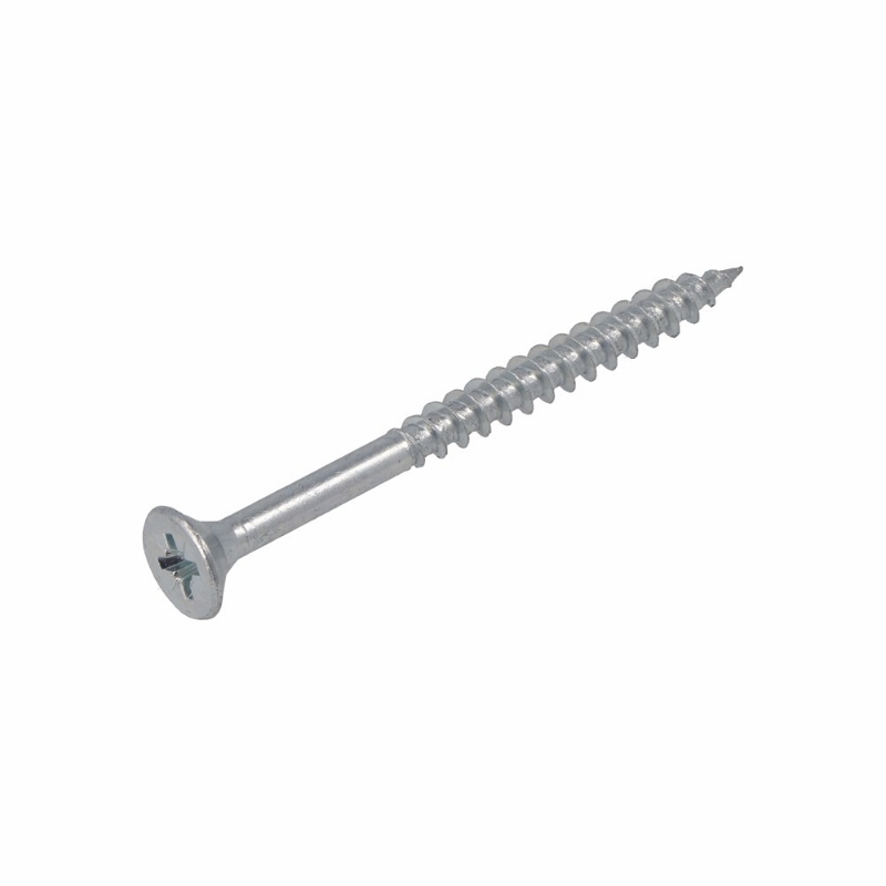 Afbeeldingen van Spaanplaatschroef vz pk pz-3 6.0x70/42 (100)