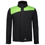 Afbeeldingen van SOFTSHELL BICOLOR NADEN BLACKLIME L