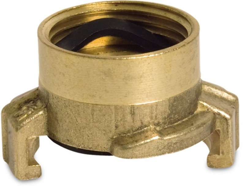 Afbeeldingen van Mega Snelkoppeling messing 1" binnendraad NA