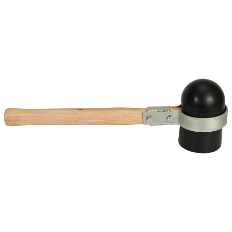 Afbeeldingen van Gripline Hamer Rotterdams model zacht zwart met gat