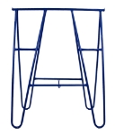 Afbeeldingen van Klapschraag 1250x1140 blauw gemoffeld, buis: 20x1.2