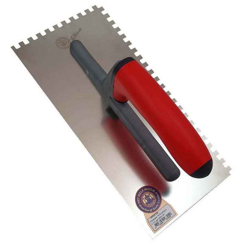 Afbeeldingen van Plakspaan RVS softgrip 12 mm get.280x130