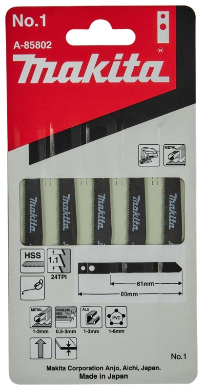 Afbeeldingen van Makita A-85802 Decoupeerzaagblad metaal/