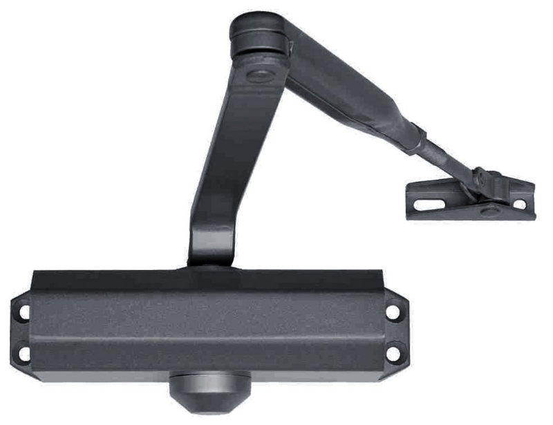 Afbeeldingen van Deurdranger CE zw 3 121 zilver