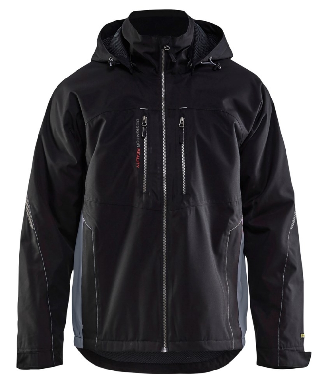 Afbeeldingen van Blåkläder/Lichtgewicht winterjas/4890/Zwart/Grijs/XXL