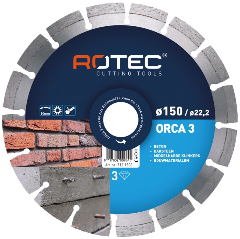 Afbeeldingen van Diamantzaagblad 'ORCA 3 / BSXE', ø230x2,3xø22,2