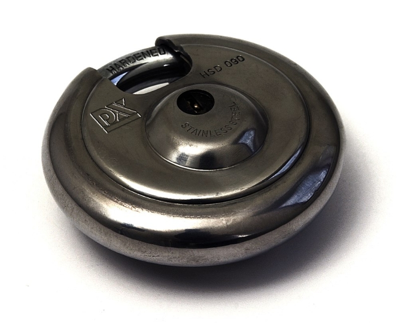 Afbeeldingen van Diskusslot 90mm RVS KD