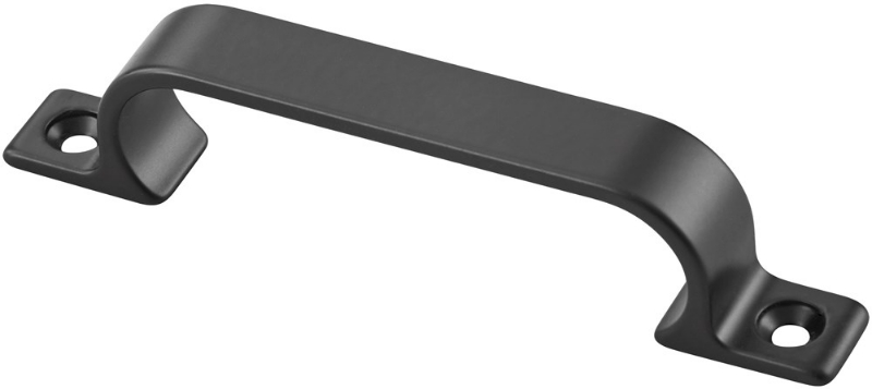 Afbeeldingen van Greep 96mm opschroevend mat zwart