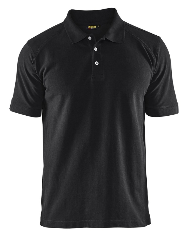 Afbeeldingen van Blåkläder/Poloshirt piqué/3324/Zwart/XL