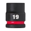 Afbeeldingen van Shockwave™ dop Hex 1/2 kort 19mm-1pc