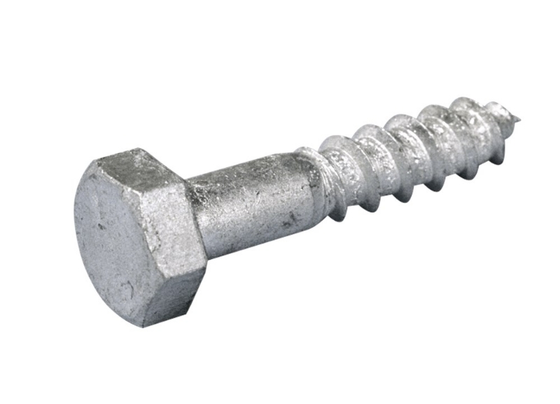 Afbeeldingen van 8 x 60 Houtdraadbouten, staal TZN