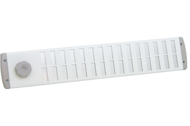 Afbeeldingen van Bold Line schuifrooster 500x90mm aluminium wit