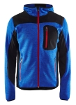 Afbeeldingen van Blåkläder/Gebreid vest met softshell/4930/Korenblauw/Zwart/M