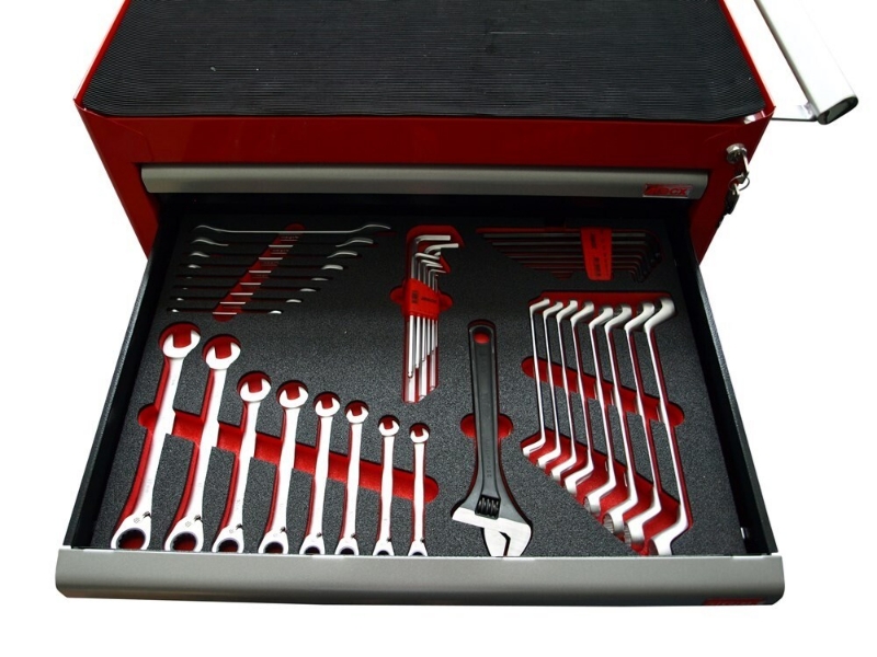 Afbeeldingen van 4Tecx Gereedschapswagen gevuld 144-delig