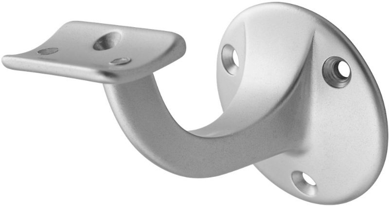 Afbeeldingen van Leuninghouder 65 hol opschr.  naturel