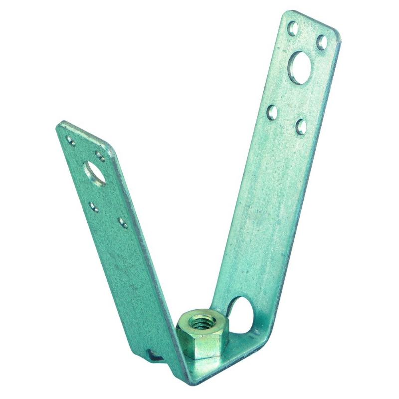 Afbeeldingen van Dakplaatophangelement M8 (V-hanger) met vaste
