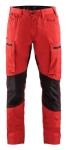Afbeeldingen van Blåkläder/Service werkbroek stretch/1459/Rood/Zwart/C48
