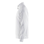 Afbeeldingen van Blåkläder/Sweatshirt met halve rits/3369/Wit/XXXL