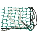 Afbeeldingen van Konvox Aanhangwnet met hoeklus en elastiek 2,5x4,5m Groen