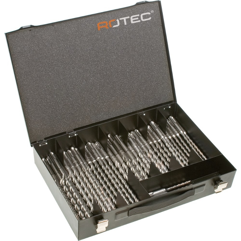 Afbeeldingen van Hamerborenset '200', SDS+, V-Breaker, 40-dlg ø6-12