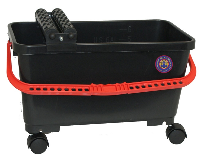 Afbeeldingen van Inwasemmer 25 ltr + wielen en rollenset