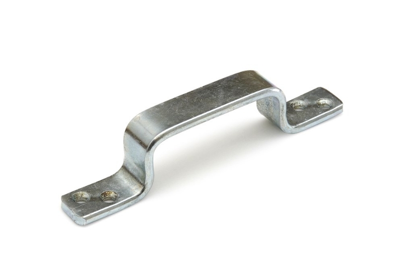 Afbeeldingen van Deurgreep / staal / 170 mm / blank verzinkt