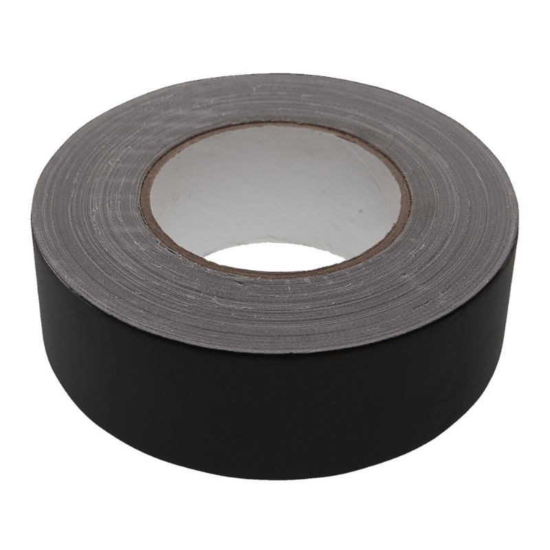Afbeeldingen van ducttape zelfklevend standaard zwart 50 m x 50 mm