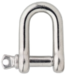 Afbeeldingen van D-sluiting handelsuitvoering / 10 mm / RVS AI