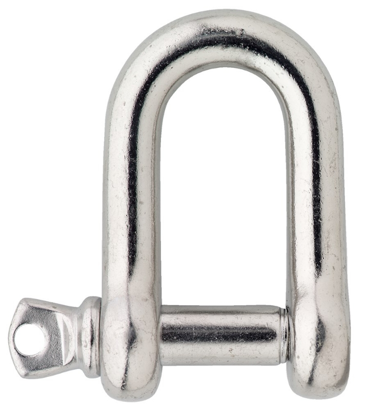 Afbeeldingen van D-sluiting handelsuitvoering / 10 mm / RVS AI