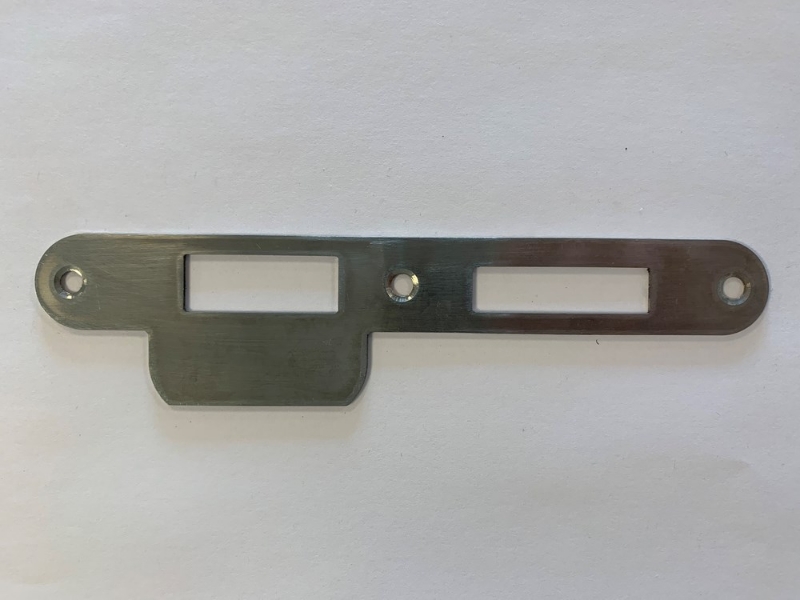 Afbeeldingen van 4Tecx Sluitplaat RVS tbv veiligheidsslot 139