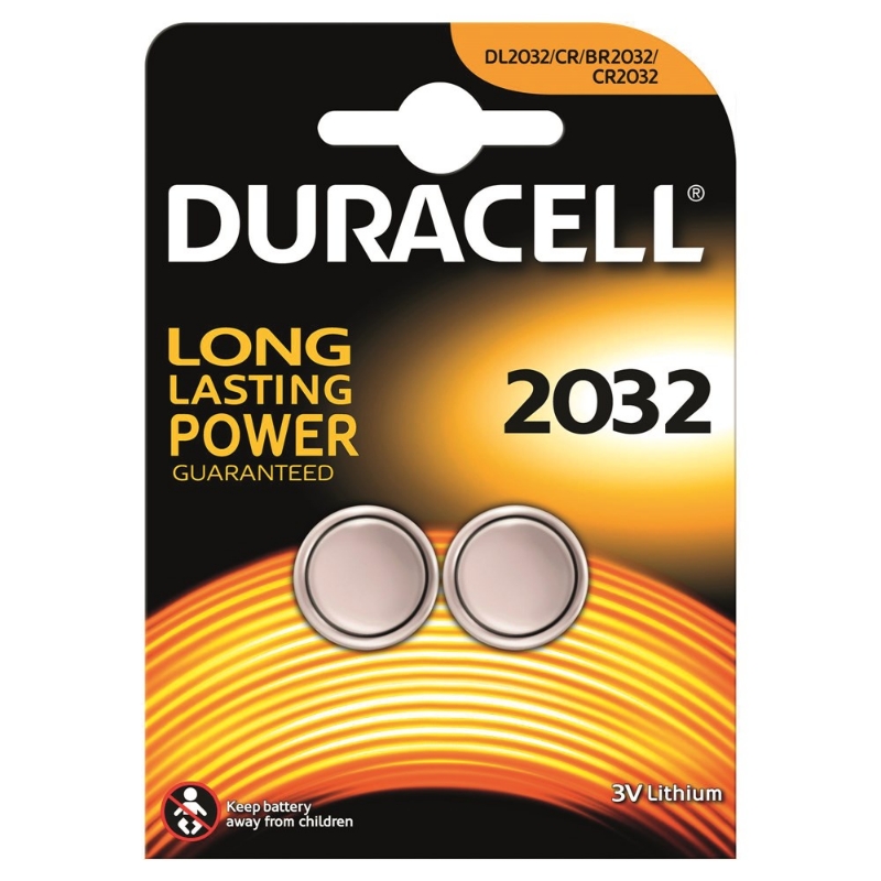 Afbeeldingen van Duracell Knoopcelbatterijen 2032 2st.