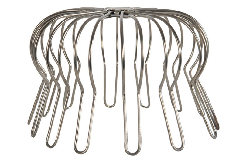 Afbeeldingen van Boldraadrooster ø 140-160mm gegalvaniseerd staal