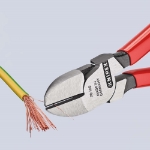 Afbeeldingen van Zijsnijtang gepolijst/kunststof 160 mm