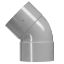 Afbeeldingen van 110mm bocht dw 2xlm 45